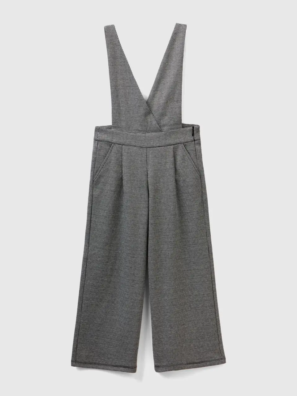 Benetton houndstooth overalls. 1