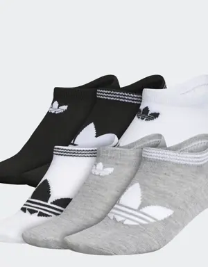 Trefoil Superlite No-Show Socks 6 Pairs