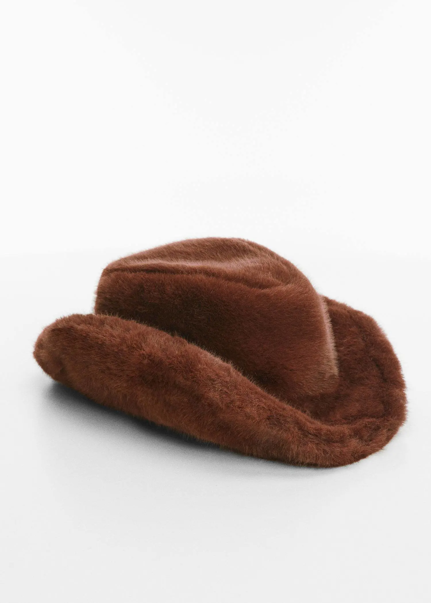 Mango Fur-effect cowboy hat. 2