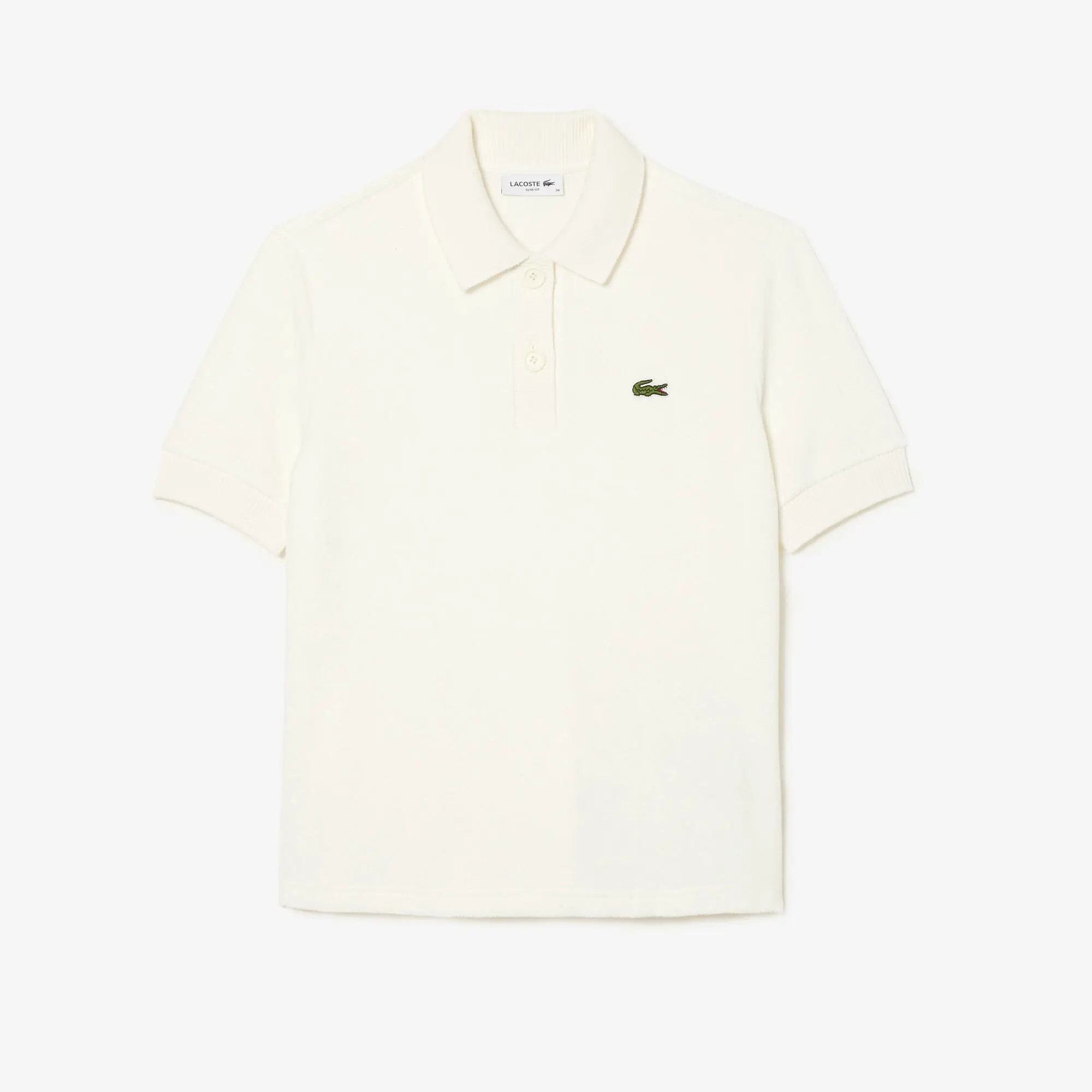 Lacoste Women’s Lacoste Slim Fit Organic Cotton Terry Polo Shirt. 2