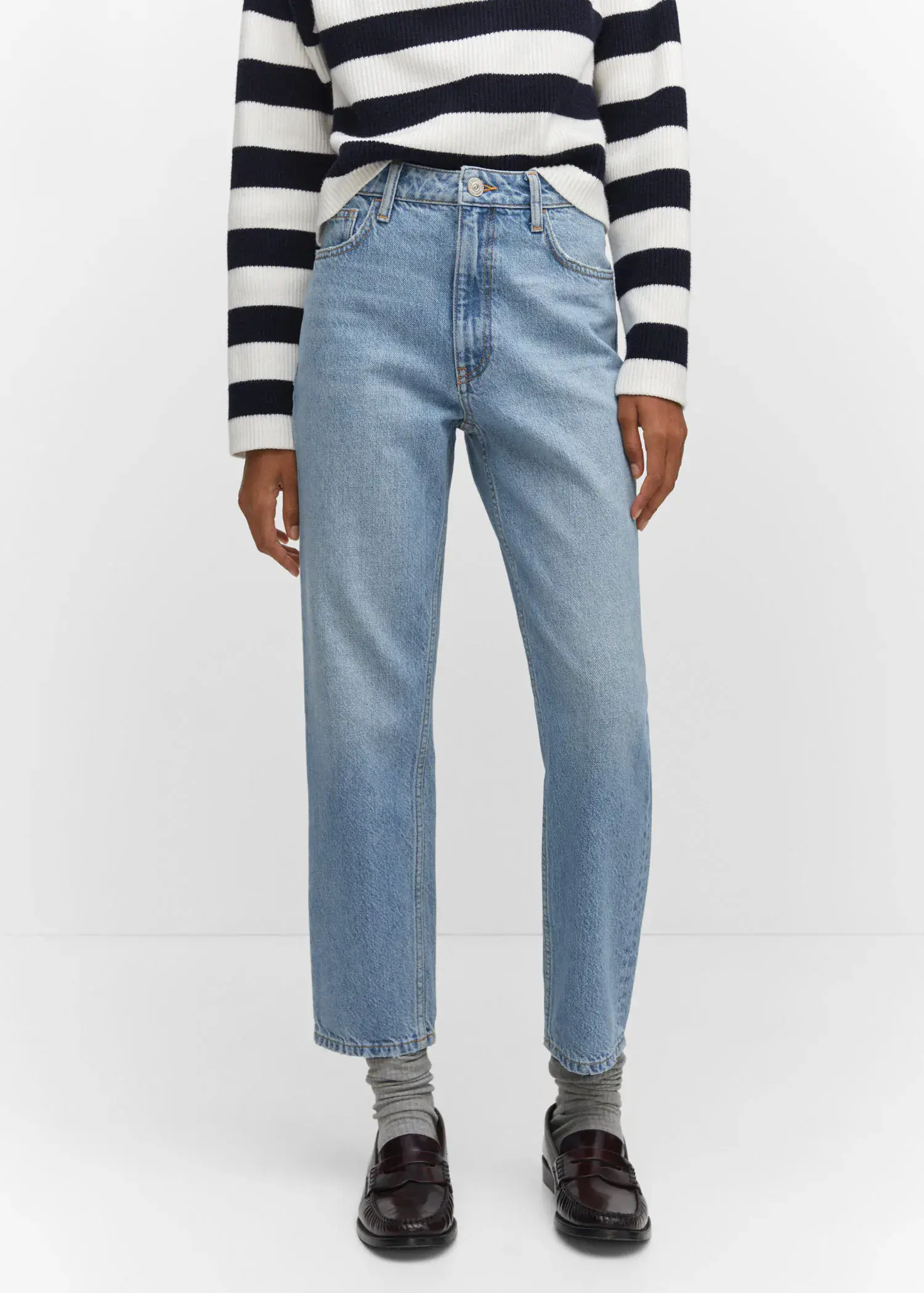 Mango Mom Jeans mit hohem Bund. 1