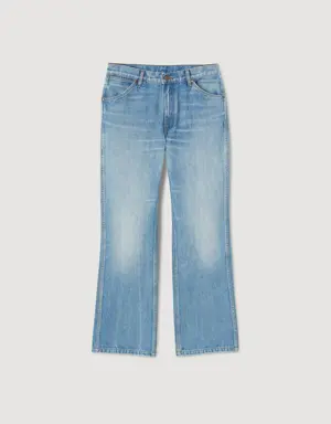 SANDROxWRANGLER faded jeans