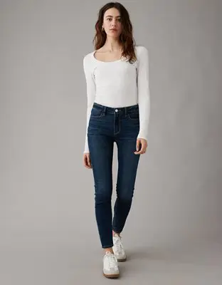 American Eagle Next Level High-Waisted Jegging Crop. 1