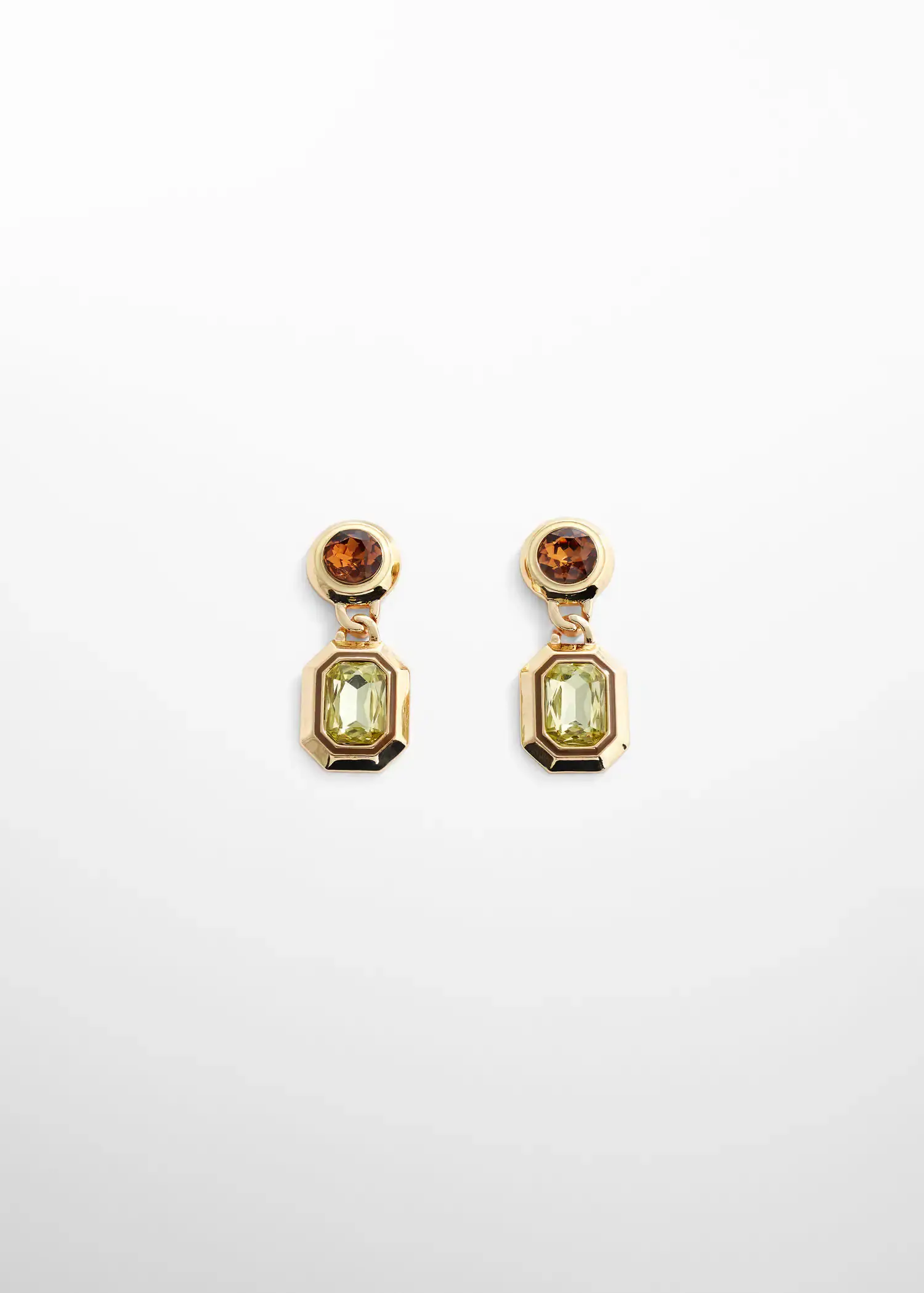 Mango Faceted crystal earring. 1