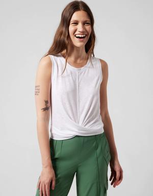 Athleta Breezy Twist Tank white