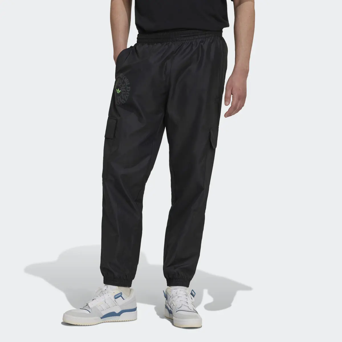 Adidas Graphic Ozworld Cargo Pants. 1