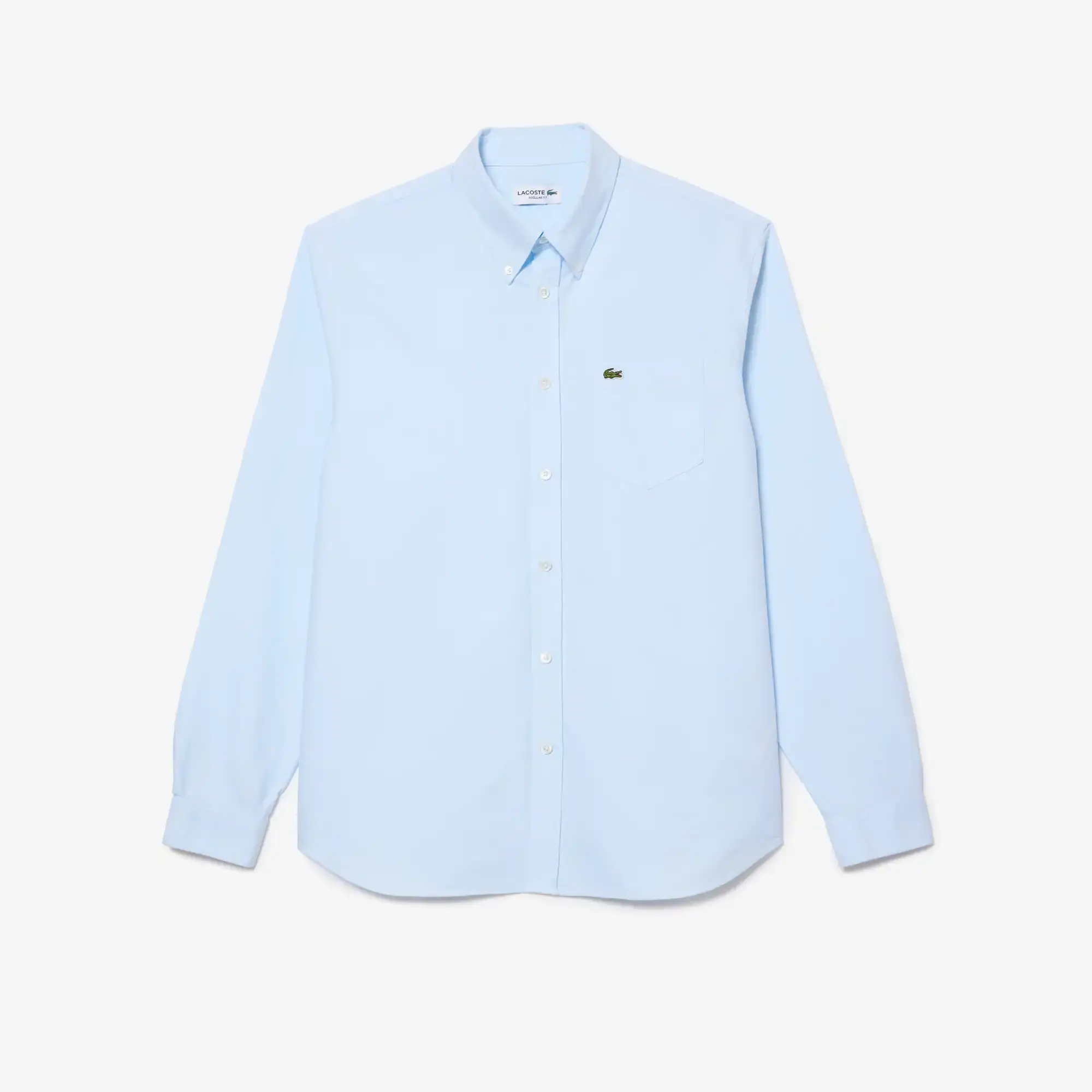 Lacoste Men's Regular Fit Cotton Oxford Shirt. 2