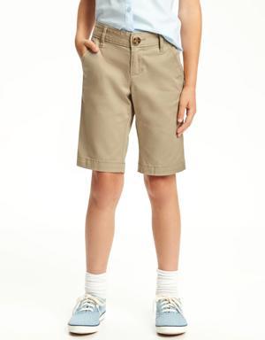 Old Navy School Uniform Bermudas for Girls beige