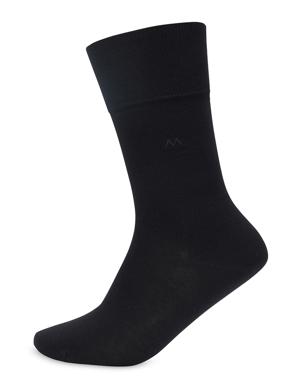 Pamuklu Siyah Çorap