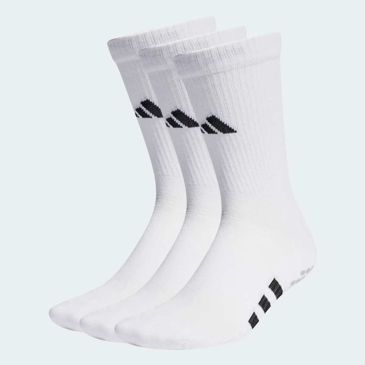 Adidas Performance Cushioned Crew Grip Socks 3-Pairs Pack. 2