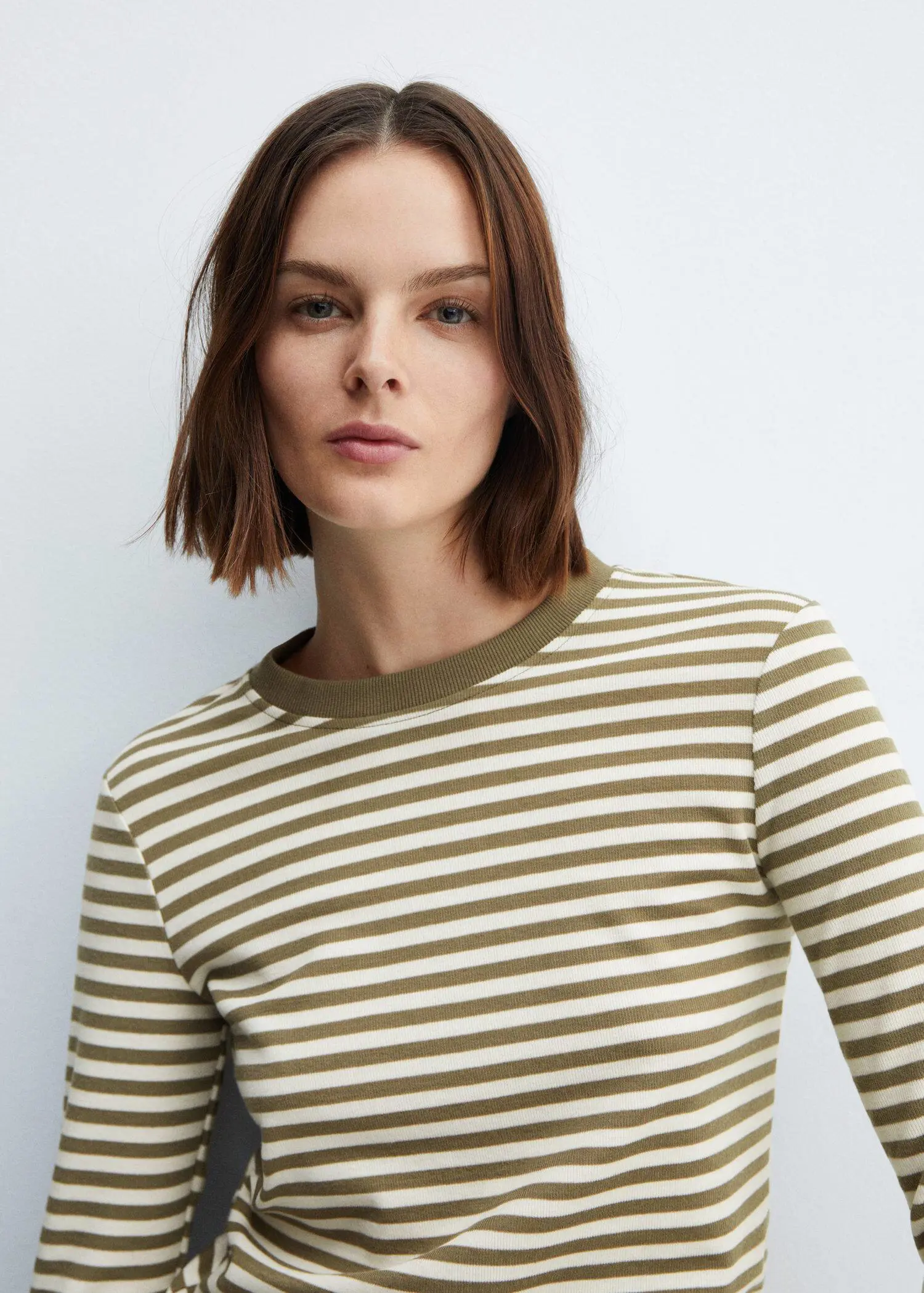 Mango Striped long sleeves t-shirt. 1