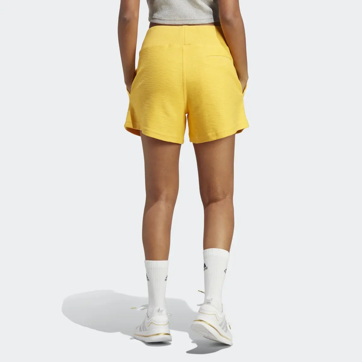 Adidas Lounge Terry Loop Shorts. 2