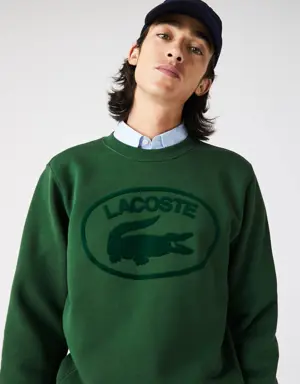 Herren LACOSTE Sweatshirt aus Bio-Baumwolle