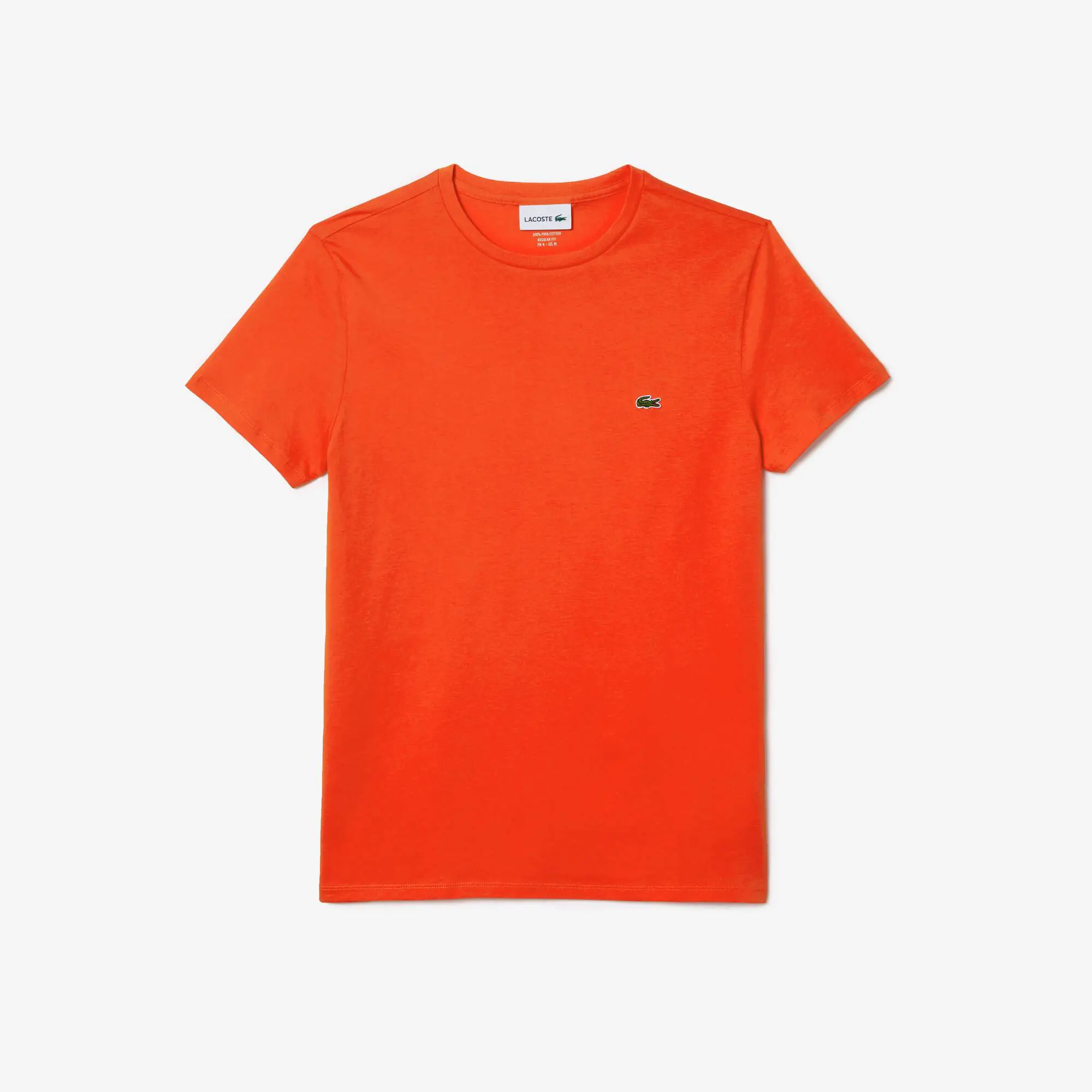 Lacoste T-shirt a girocollo in jersey di cotone Pima tinta unita. 2