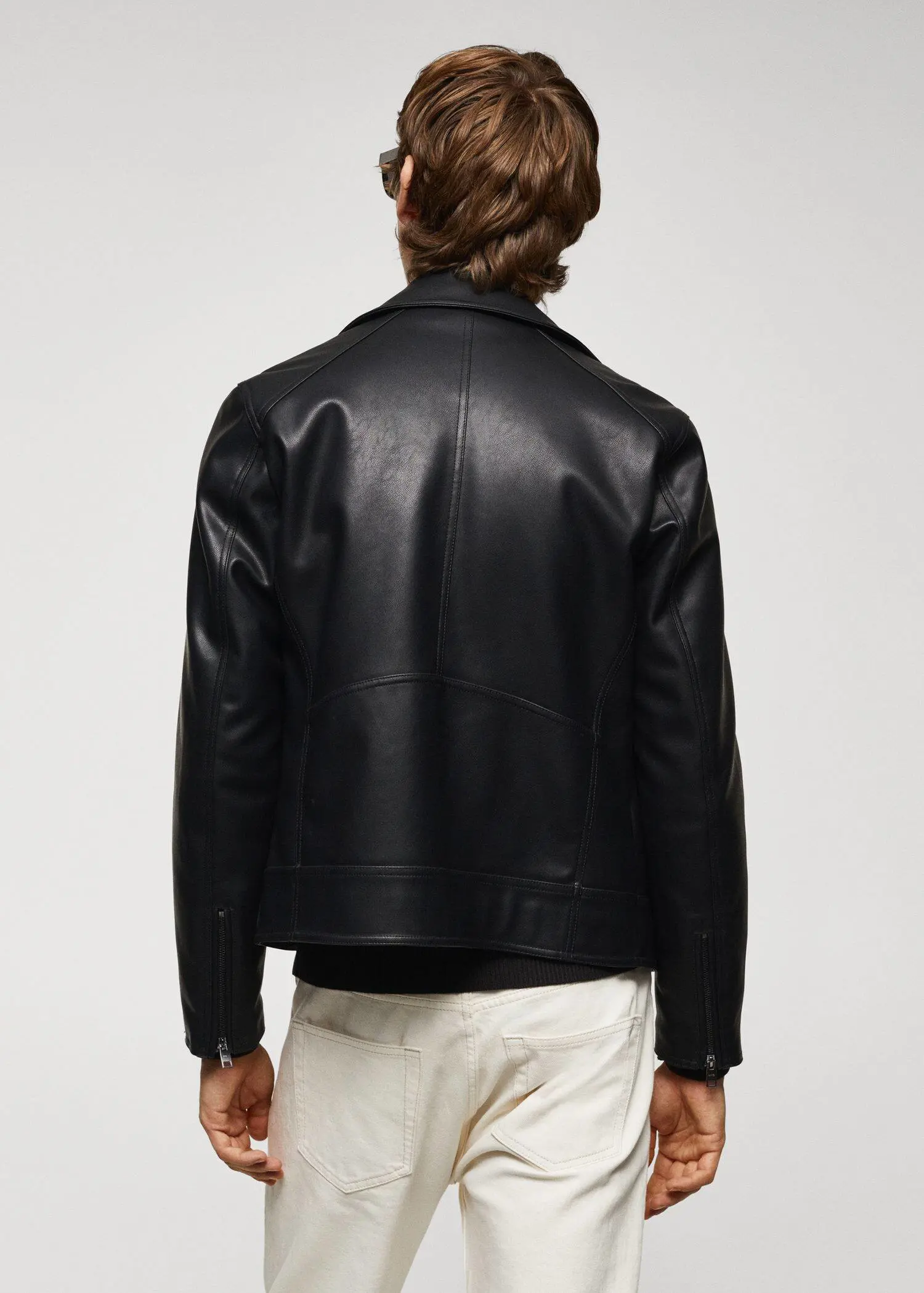Mango Perfect leather-effect jacket. 3