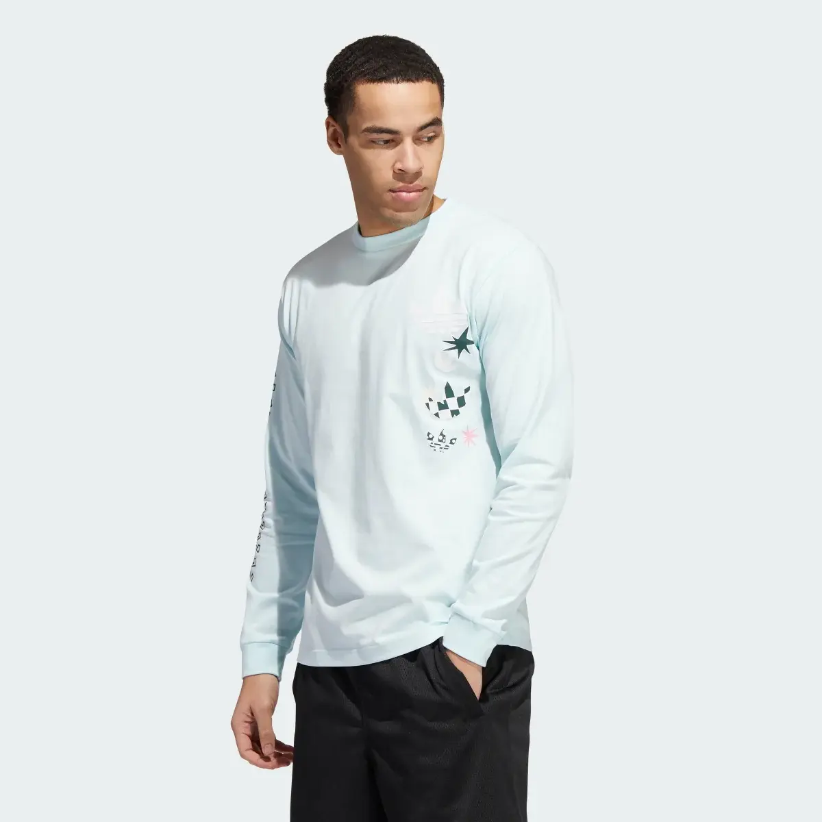 Adidas Cartoon Long Sleeve T-Shirt. 2