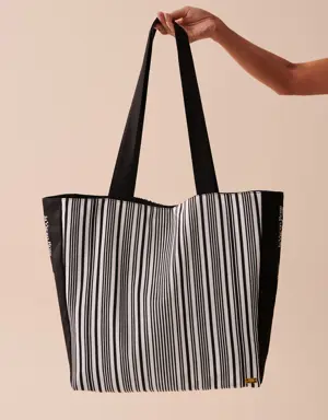 Striped Beach Bag