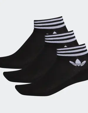 Island Club Trefoil Ankle Socks 3 Pairs
