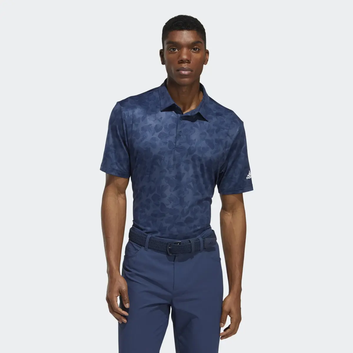 Adidas Prisma-Print Golf Polo Shirt. 2