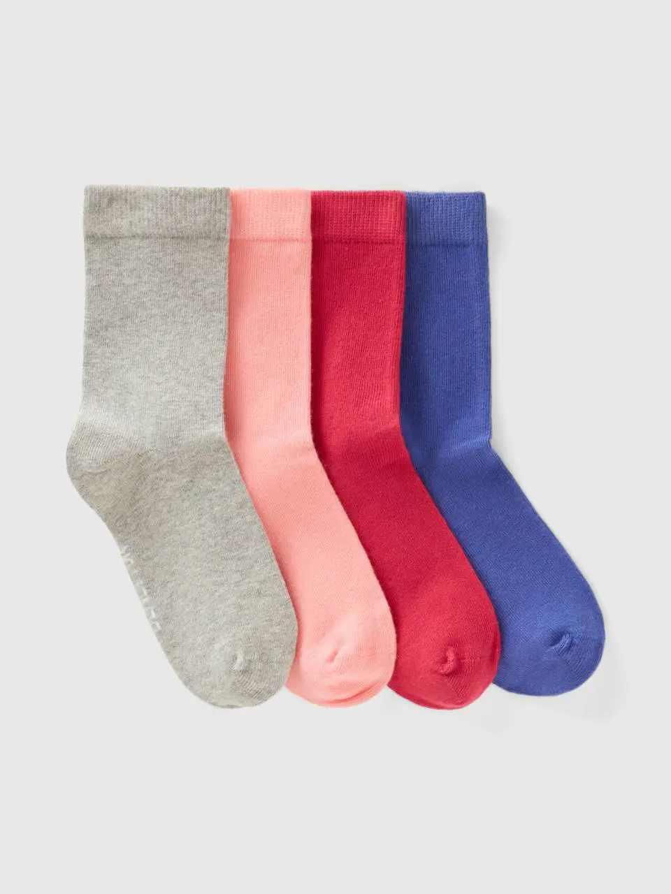 Benetton sock set in organic stretch cotton blend. 1