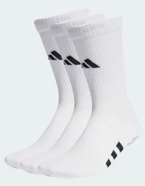 Adidas Performance Cushioned Crew Grip Socks 3-Pairs Pack