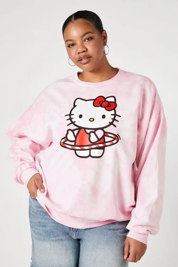 Forever 21 Forever 21 Plus Size Hello Kitty Pullover Pink/Multi. 1