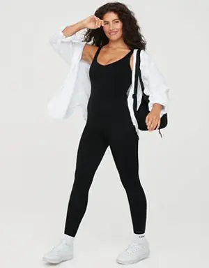 By Aerie Real Me Low Key Legging Jumpsuit