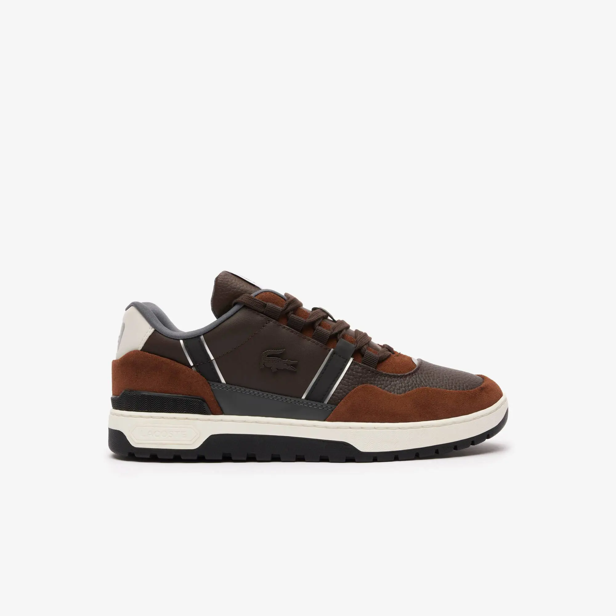 Lacoste Sneakers Outdoor T-Clip Winter homme en cuir. 1