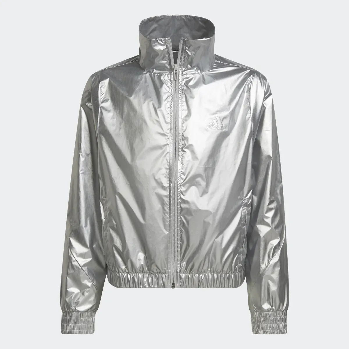 Adidas Dance Metallic Woven Track Jacket. 1 Adidas Dance Metallic Woven Track Jacket. 1