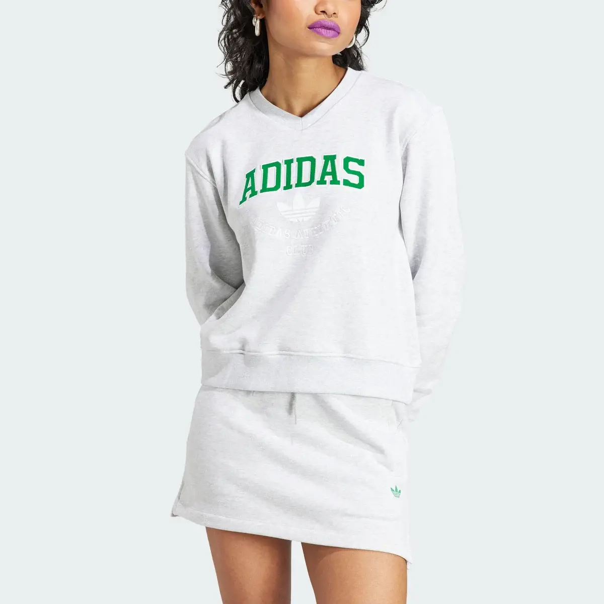 Adidas College Graphic Sweatshirt. 1