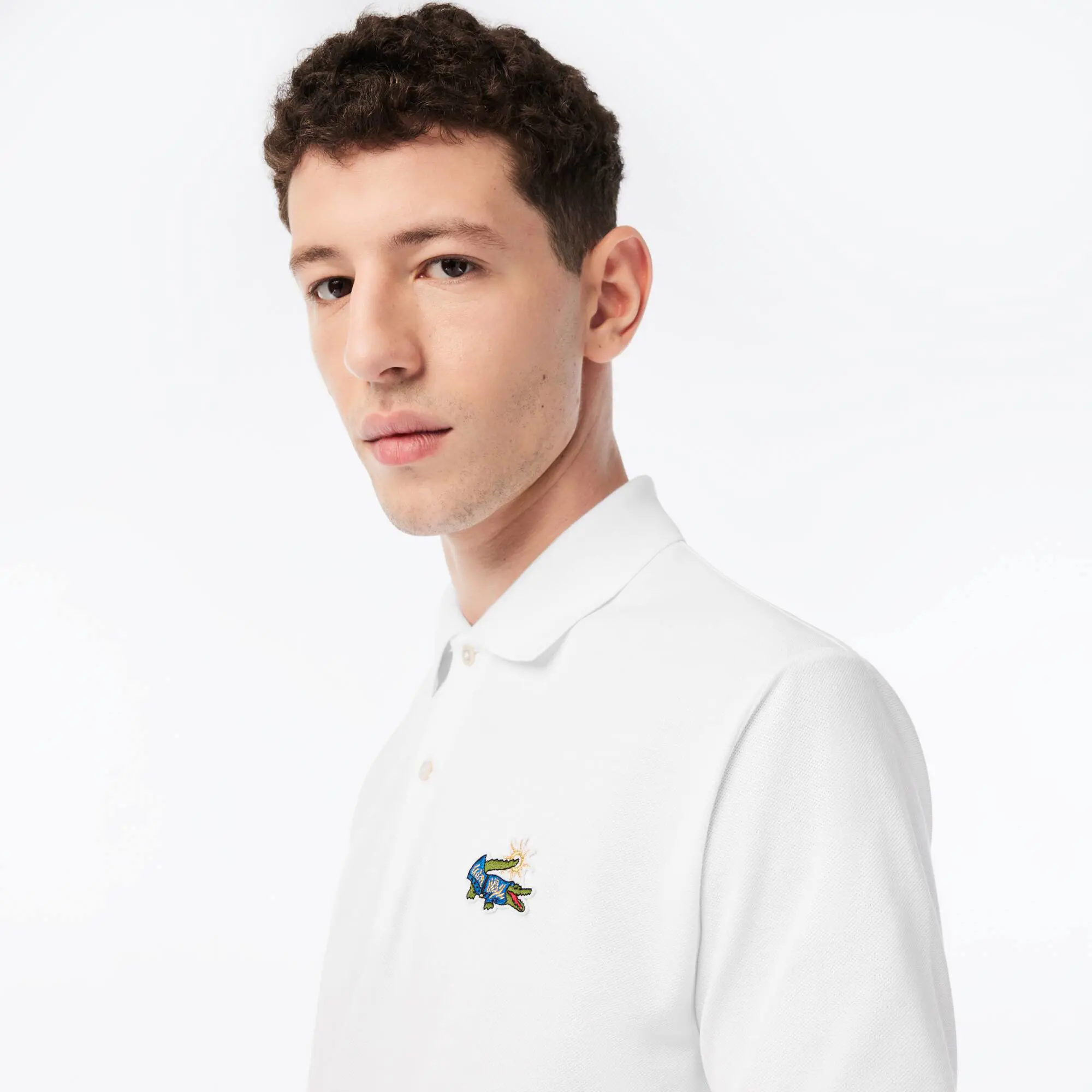 Lacoste Men’s Lacoste x Netflix Organic Cotton Polo Shirt. 1