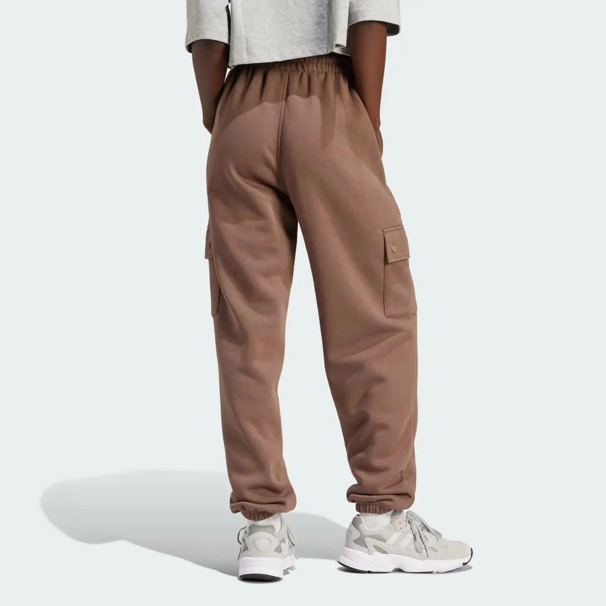Adidas Essentials Fleece Cargo Jogger Pants. 2
