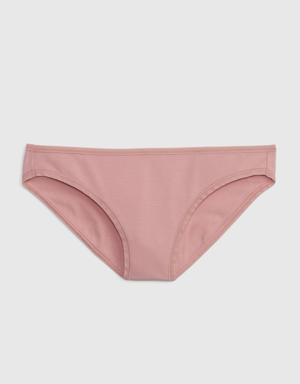 Organic Stretch Cotton Bikini pink