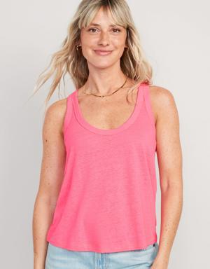 EveryWear Linen-Blend Tank Top for Women pink
