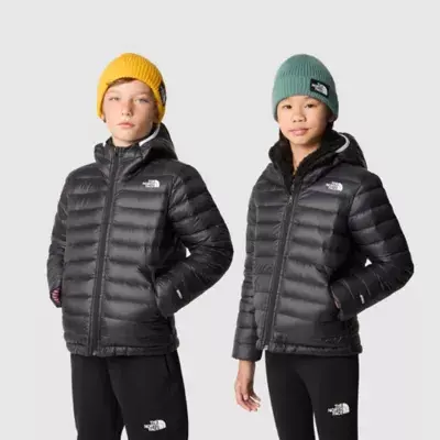 The North Face Teens&#39; Aconcagua Hooded Down Jacket. 1