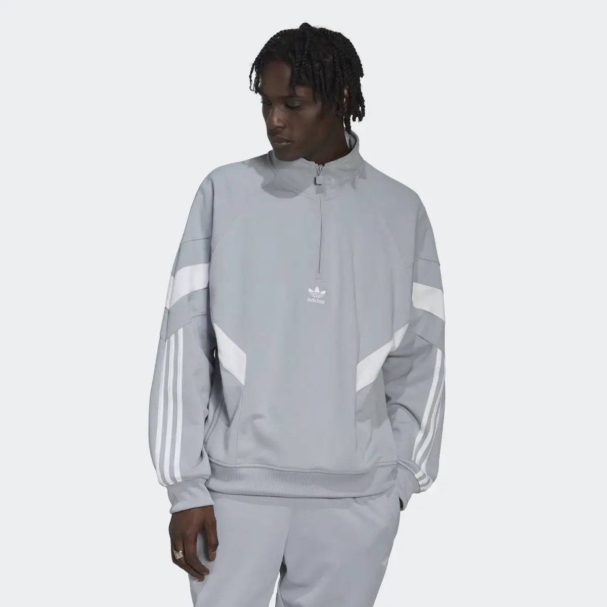 Adidas Rekive Half-Zip Sweatshirt. 2