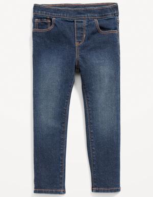 Old Navy Wow Skinny Pull-On Jeans for Toddler Girls blue