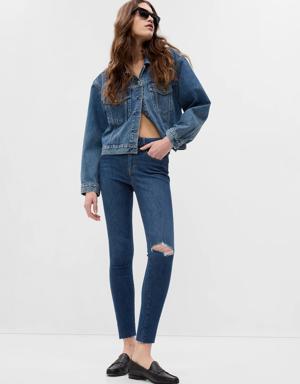 Gap Mid Rise Universal Jeggings blue