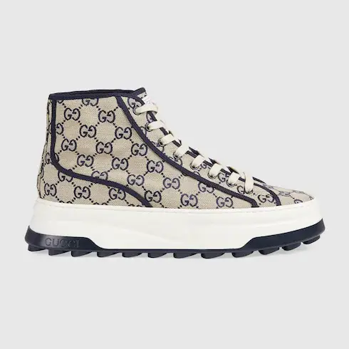Gucci Men's GG high top sneaker. 1 Gucci Men's GG high top sneaker. 1