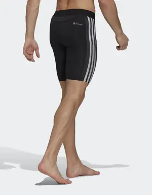 Adidas Techfit 3-Stripes Training Short Tights. 2 Adidas Techfit 3-Stripes Training Short Tights. 2