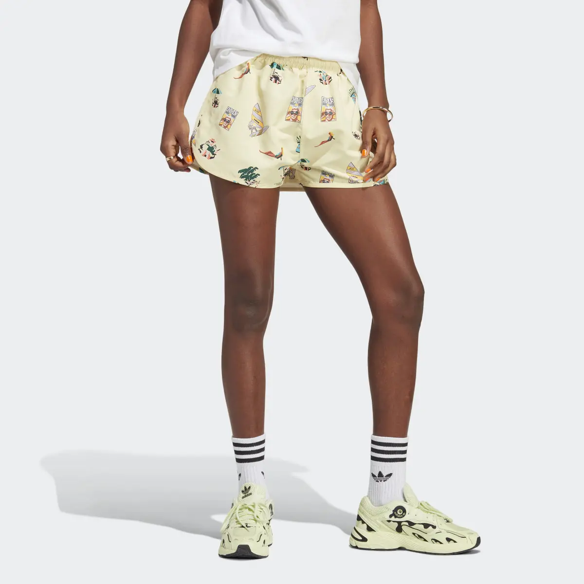 Adidas Graphic Shorts. 1