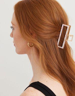 Metal Rectangle Claw Hair Clip