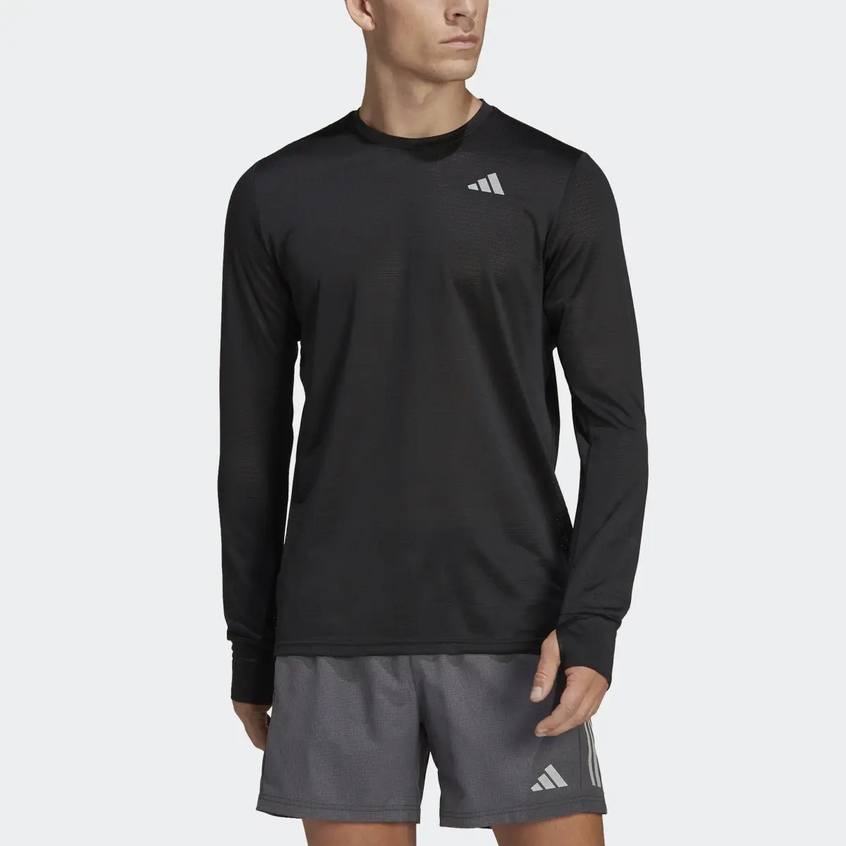 Adidas Own the Run Long Sleeve Tee. 1