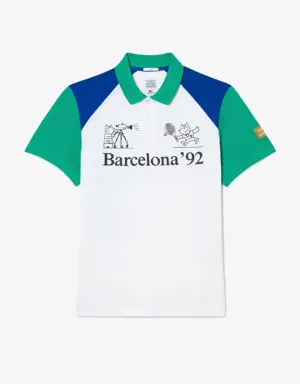 Unisex Lacoste Sport Barcelona Olympics Heritage Polo Shirt
