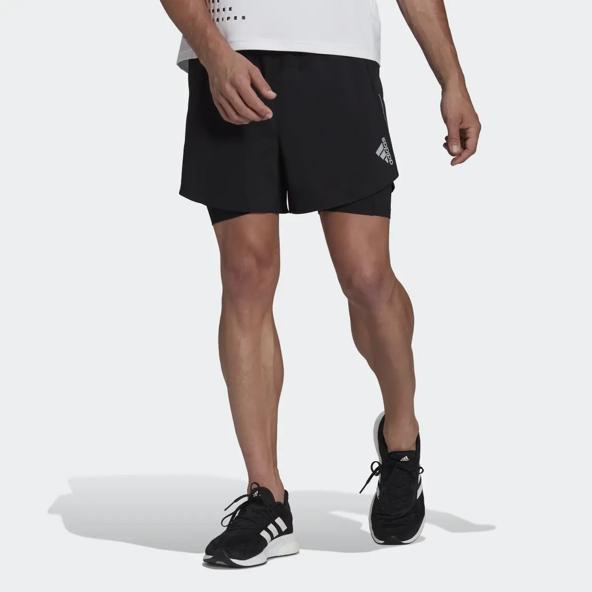 Adidas Designed 4 Running Two-in-One Shorts. 1