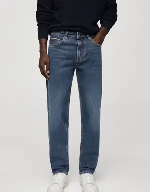 Straight-fit selvedge jeans 