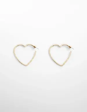 Mango Heart-shape earrings