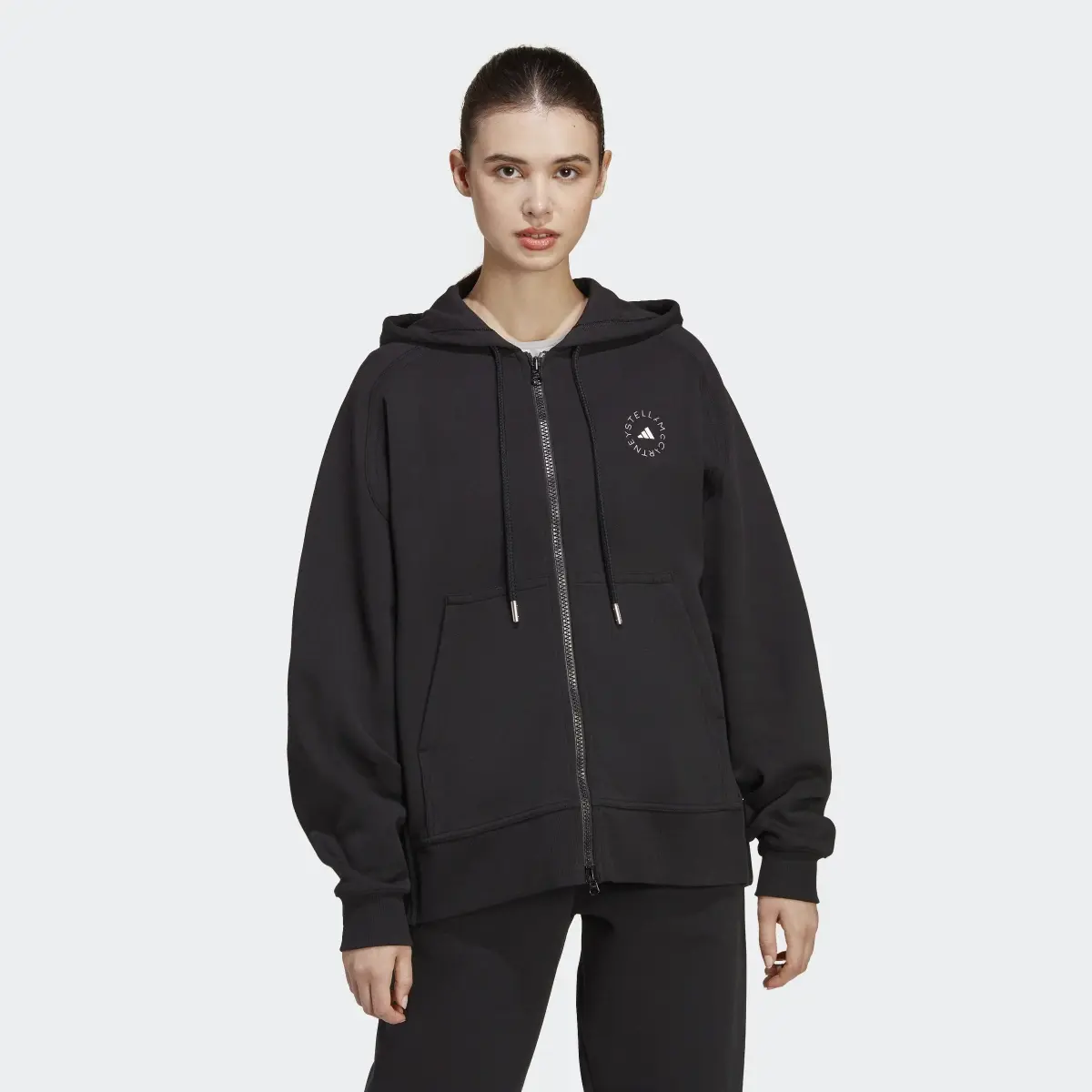 Adidas Felpa con cappuccio adidas by Stella McCartney Full Zip. 2