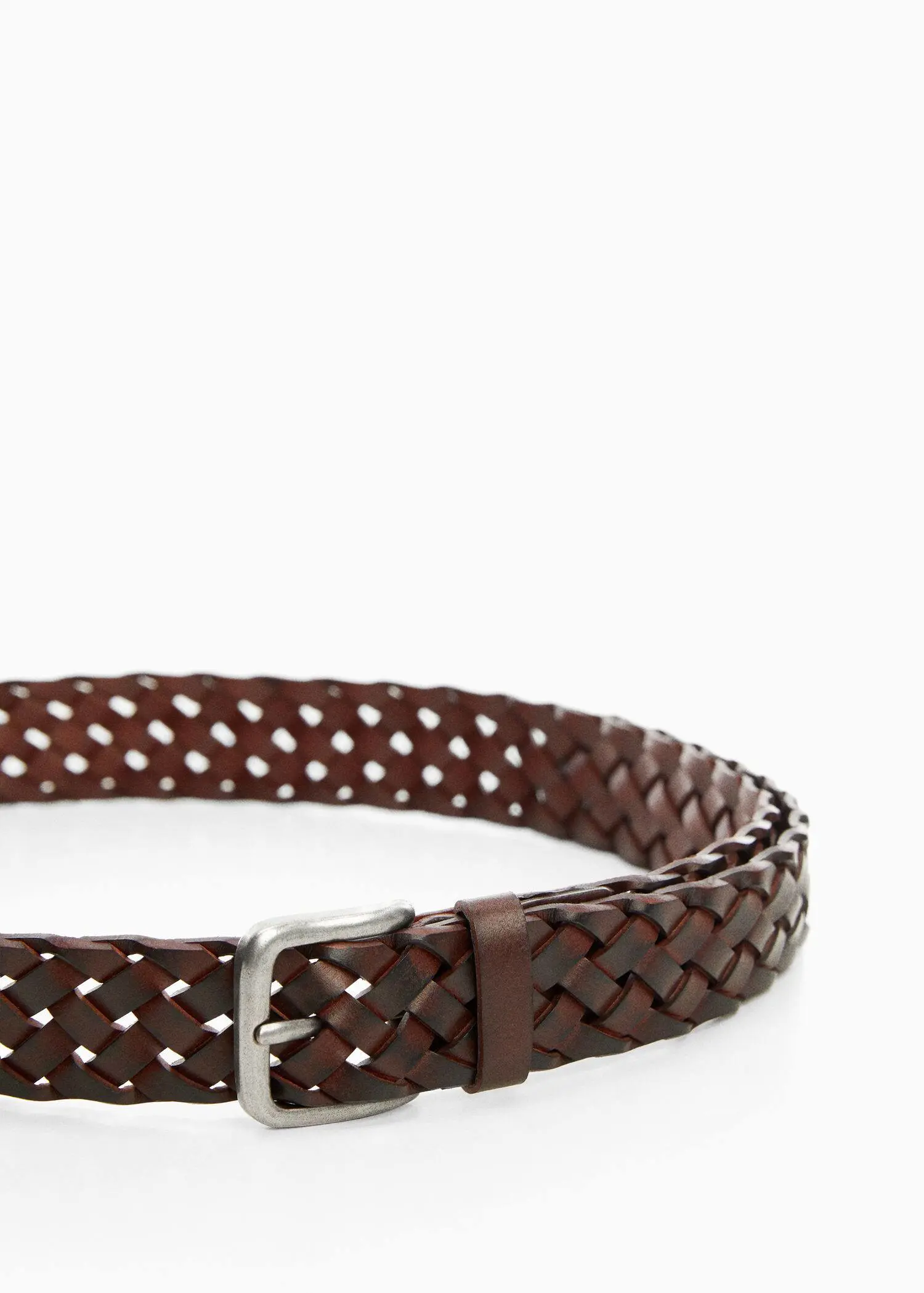Mango Braided leather belt. 2