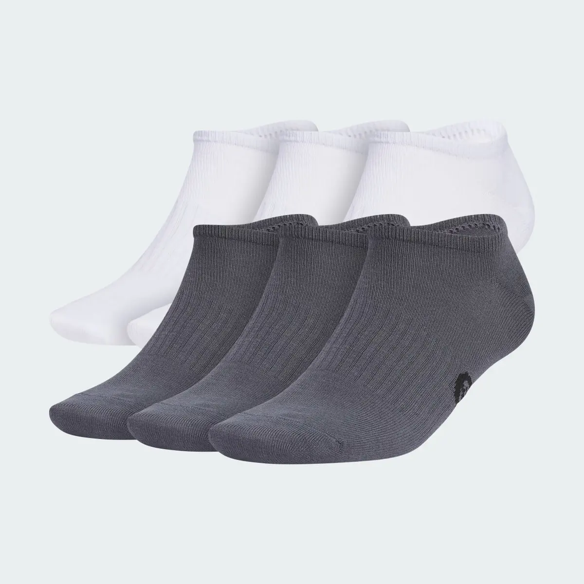 Adidas Superlite Classic 6-Pack No-Show Socks. 2